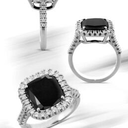 Anello diamante black