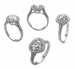 Anello contorno cuore
