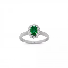 Anello Kate Smeraldo Small