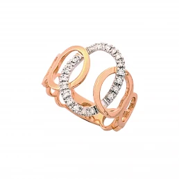 Anello Butterfly pink white alternati