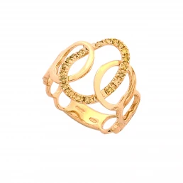 Anello Butterfly yellow white alternati