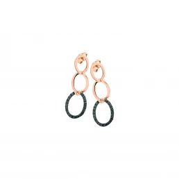 Orecchini Butterfly pink black alternati