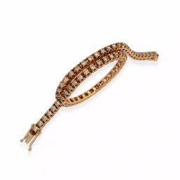 Bracciale Tennis Brown